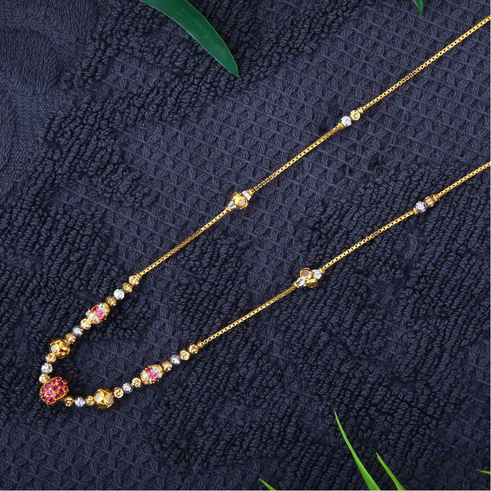 916 Gold Designer Mala JJ - M004