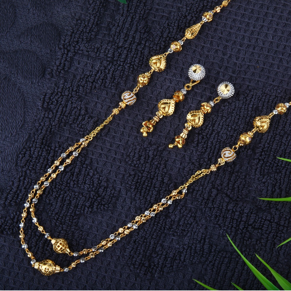 916 Gold Fancy Double Layer Dokiya Set JJ - N002
