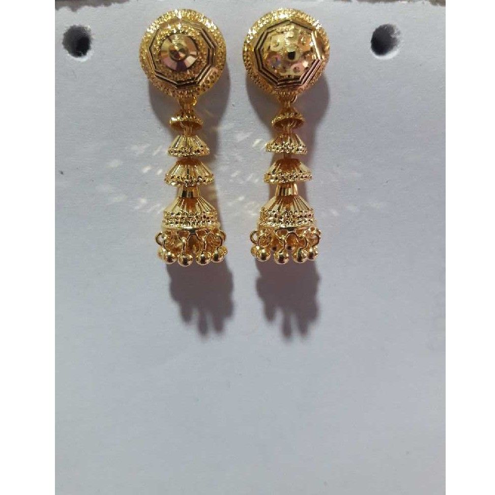 Indian Traditional 916 Gold Ladies Jhumka