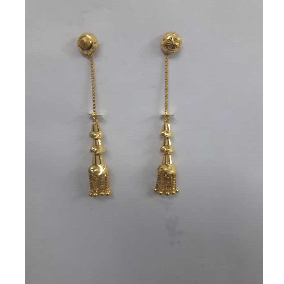 916 Gold Fancy Ladies Earrings