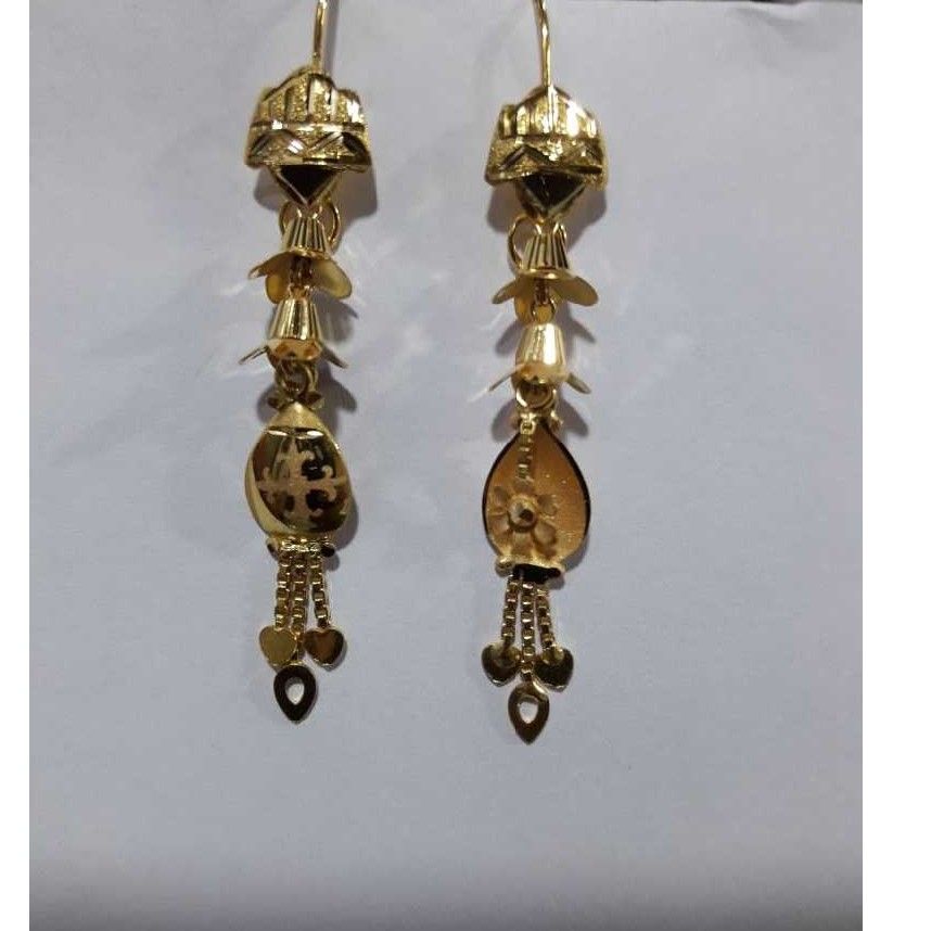 916 Gold Long Fancy Jhumki