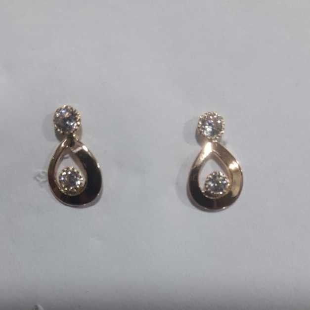 22KT Gold Delicate Ladies Earring