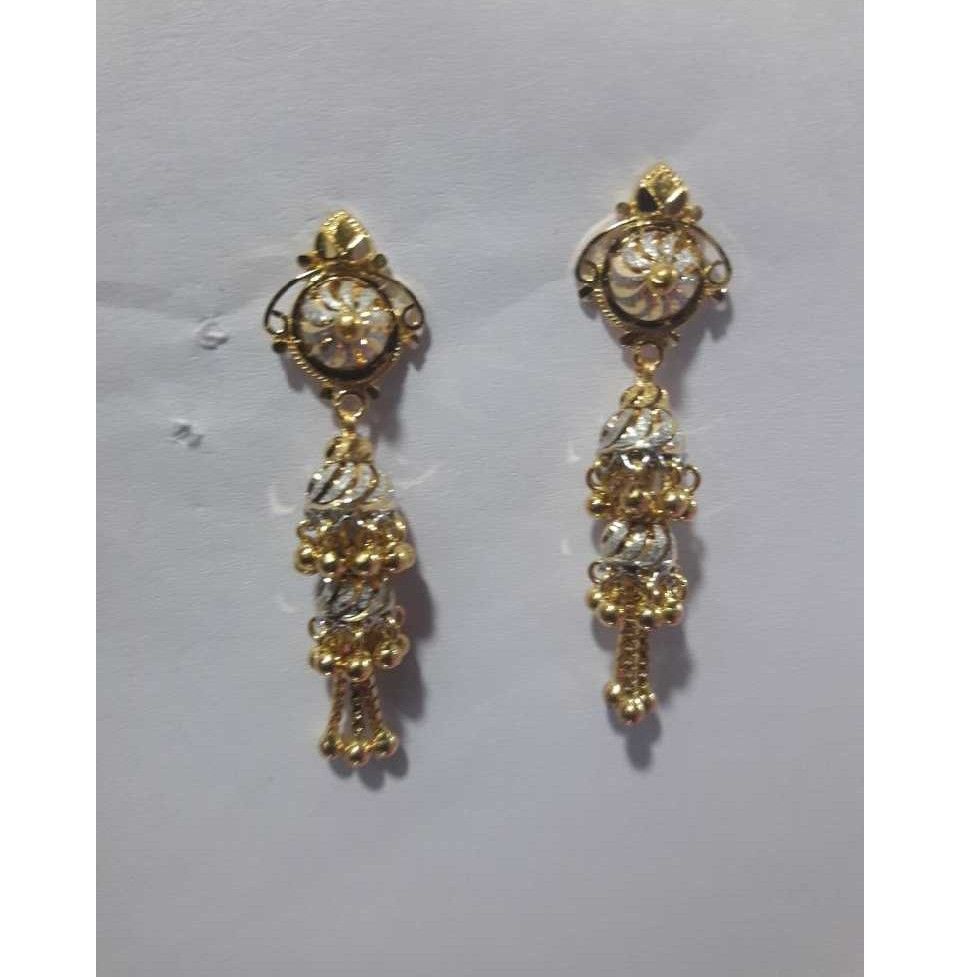 22KT Gold Antique Ladies Earrings