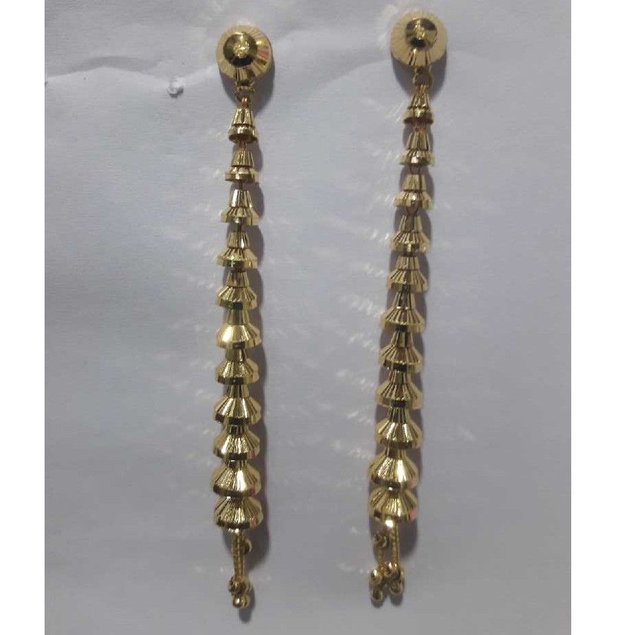 22KT Gold Long Trendy Ladies Earrings