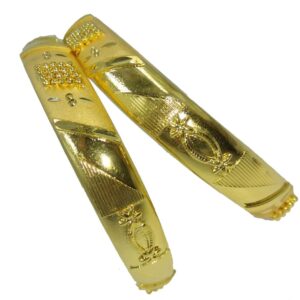 22KT Gold Designer ladies Bangles