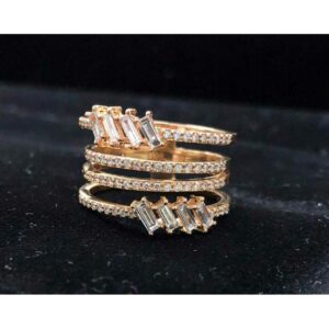 Antique Style Gold Diamond Ladies Ring