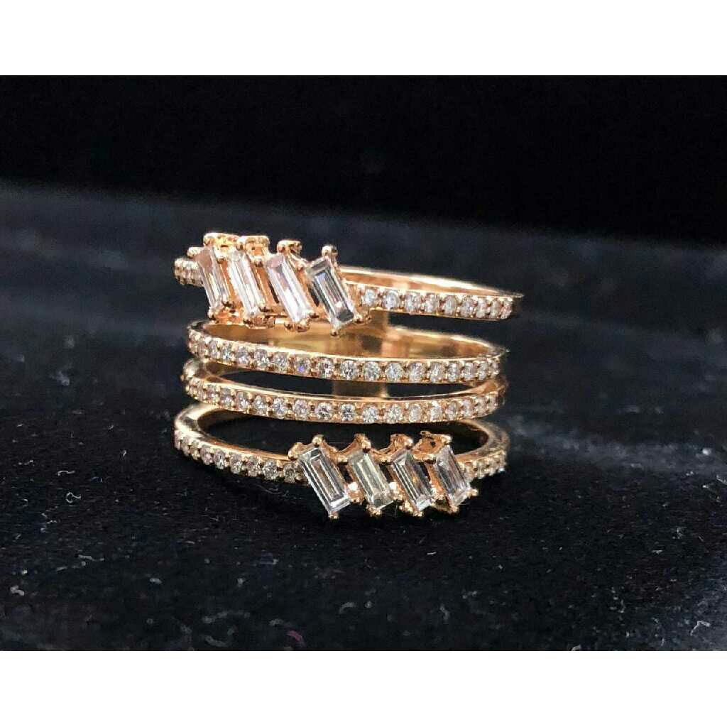 Antique Style Gold Diamond Ladies Ring