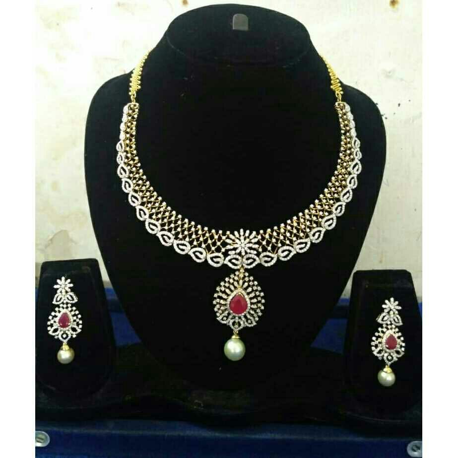 Antique 916 Gold Necklace Set