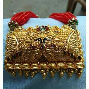 22KT Gold Ladies Fancy Tevti Necklace