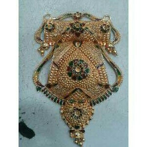 Fancy Gold Long Pendant