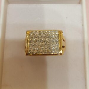 916 Gold Diamond Ring For Men
