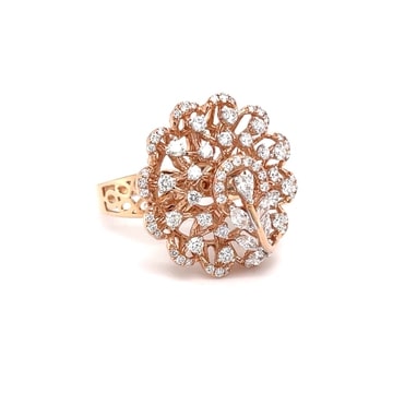 750 gold with beautiful diamond ring - Image 2