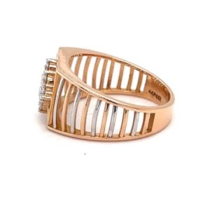 18k Gold With Diamond Elegant Ring For Men