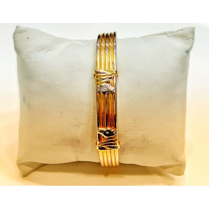 916 Gold Fancy Copper Gents Kada NB - B004