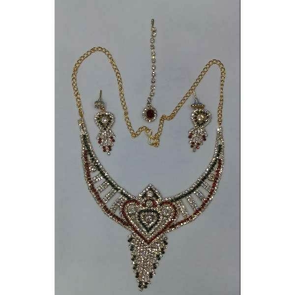 Fancy Diamond Necklace set
