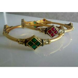 Fancy Indian Yellow Bangle
