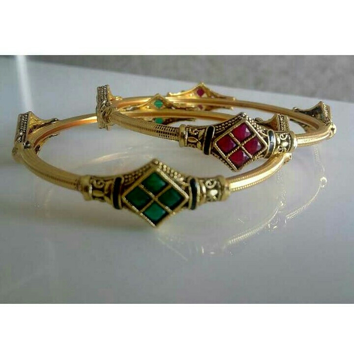 Fancy Indian Yellow Bangle
