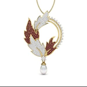 18k gold pendant CN0549