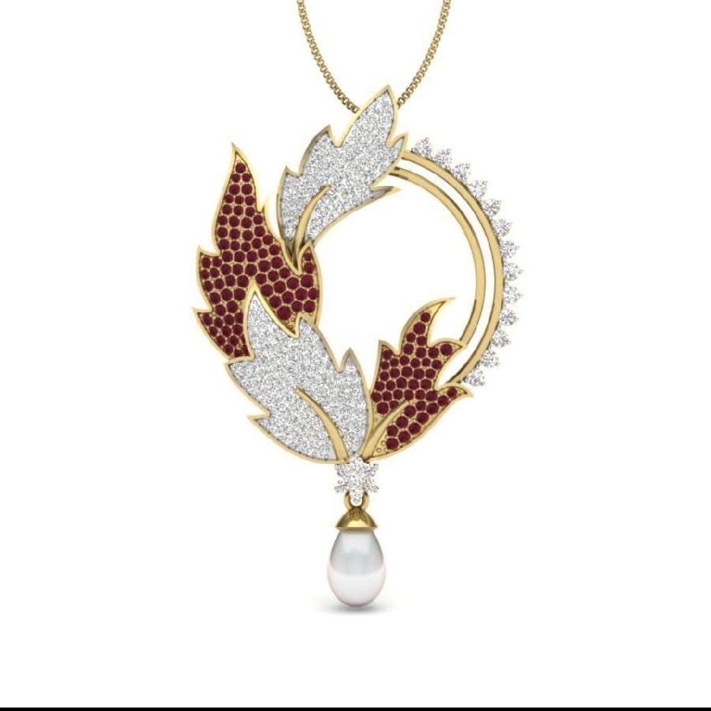 18k gold pendant CN0549