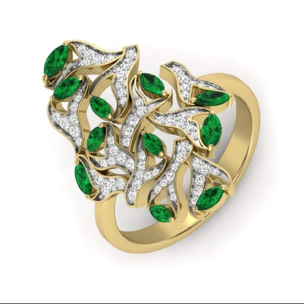 18k gold fancy ring HN0922