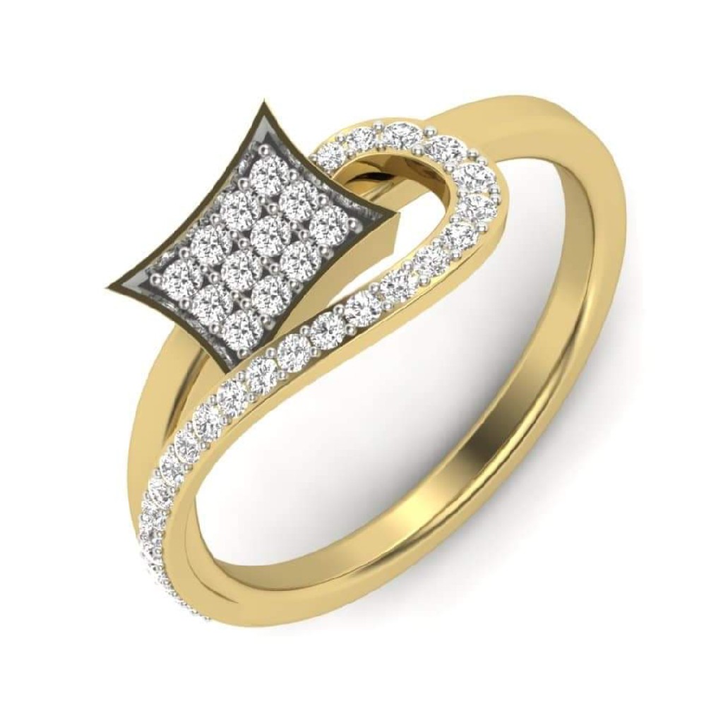 18k gold fancy ring OD4338