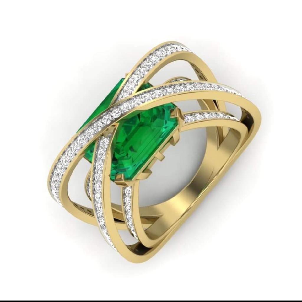 18k gold fancy ring FF0168