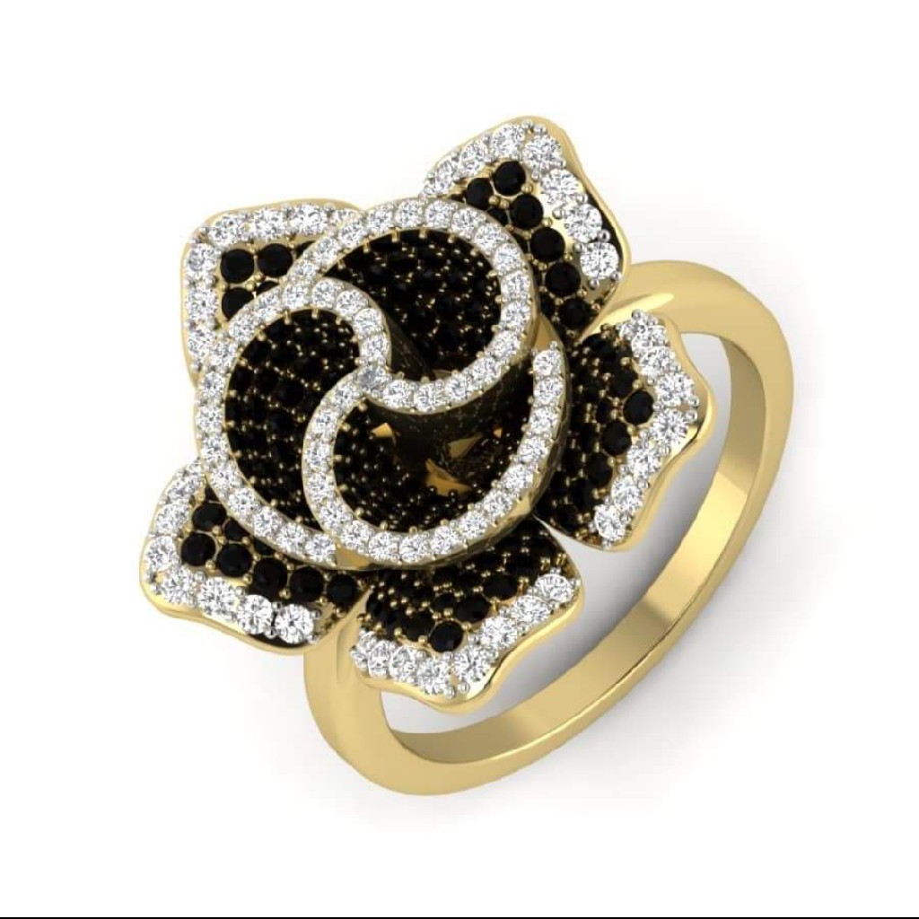 18k gold fancy ring SY8395 - Image 2