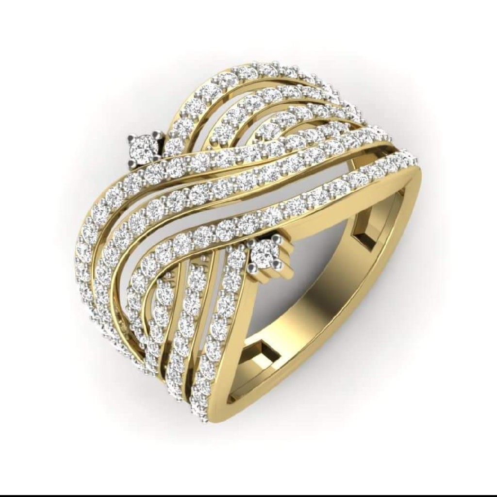18k gold ladies ring XL6361 - Image 2