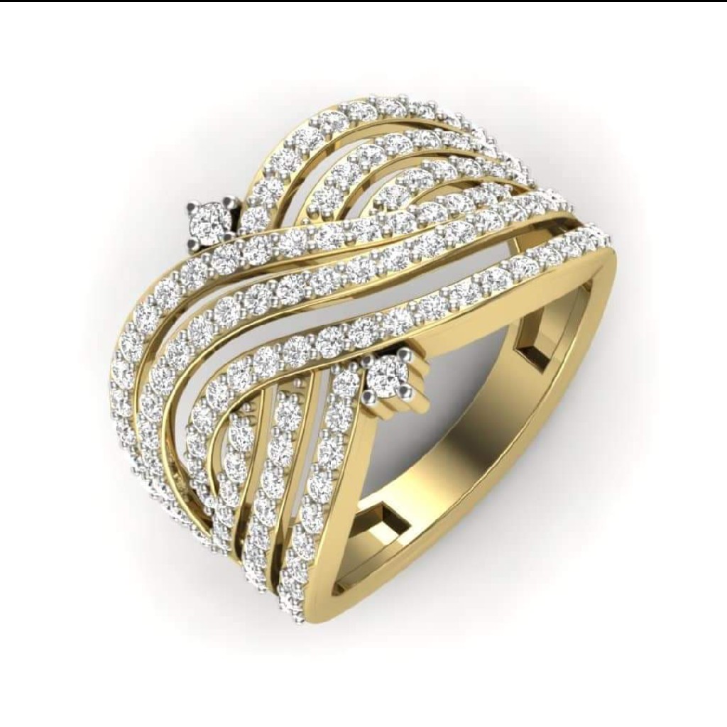 18k gold ladies ring XL6361