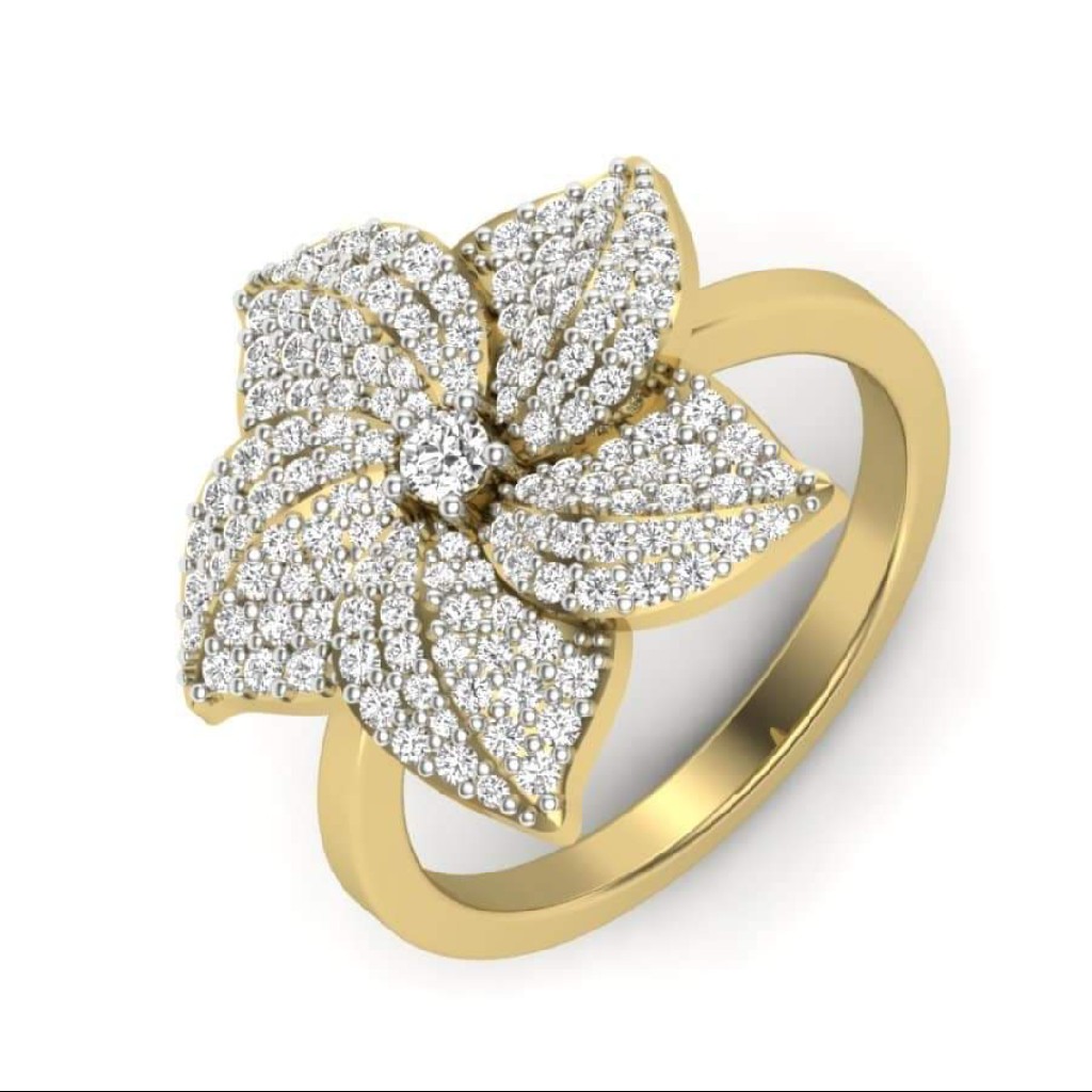 18k gold ladies ring CH3697