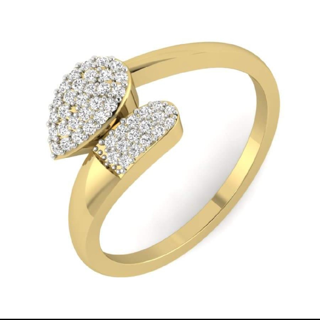 18k gold ladies ring RH8289