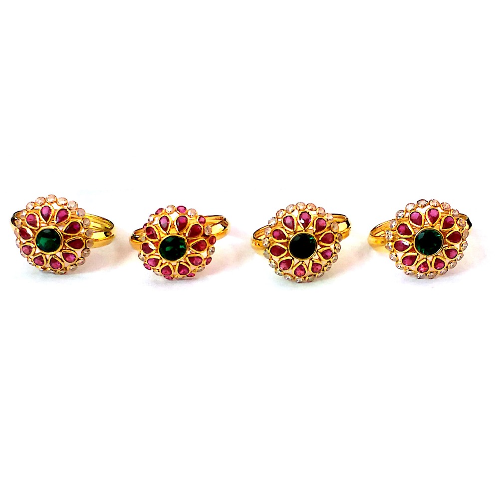 Fancy Color Stone Gold Rings NJA-R006