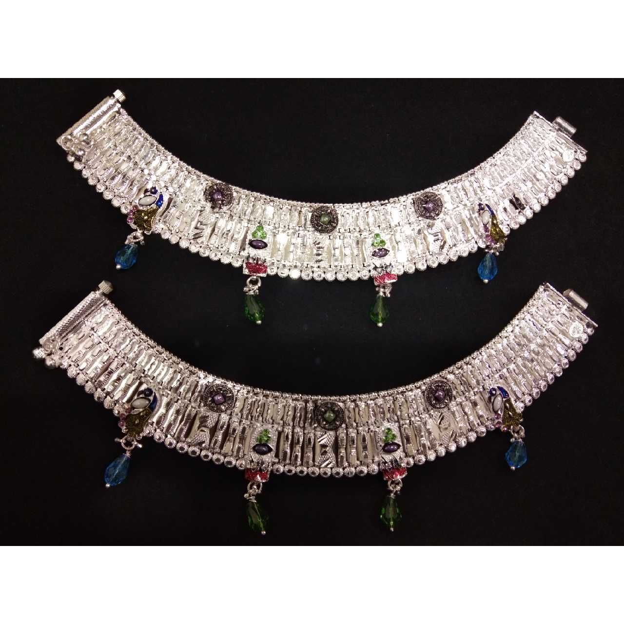 10 Line Fancy d anklet Payal