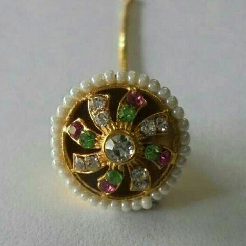 Fancy Indian Bridal Hair Chain (Bor)