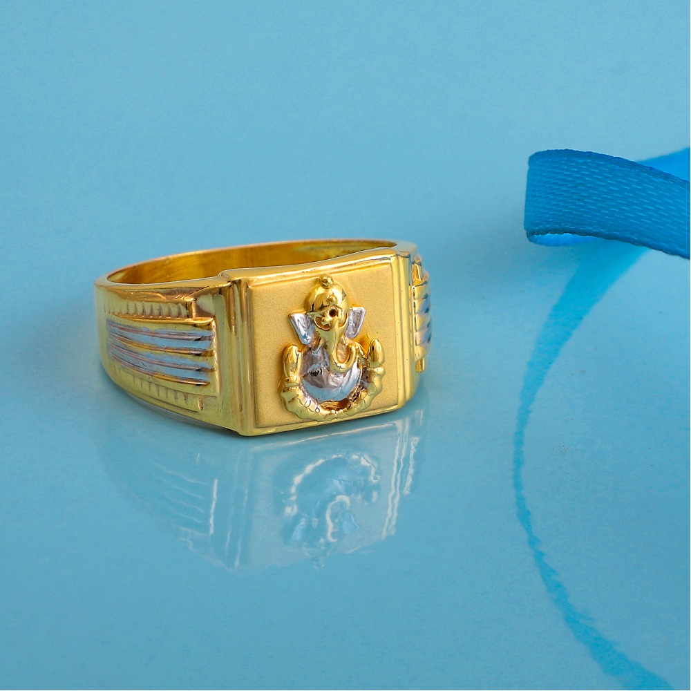 916 gold plain god design