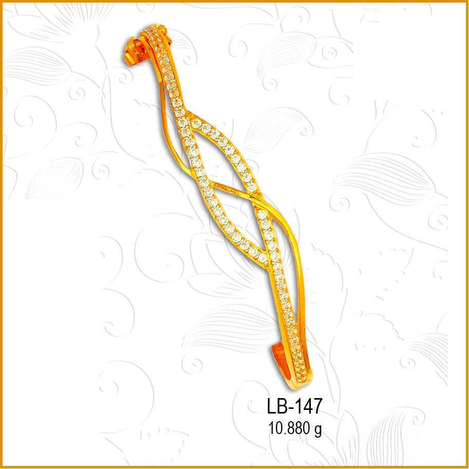 916 Gold Fancy Ladies Kada LB-147