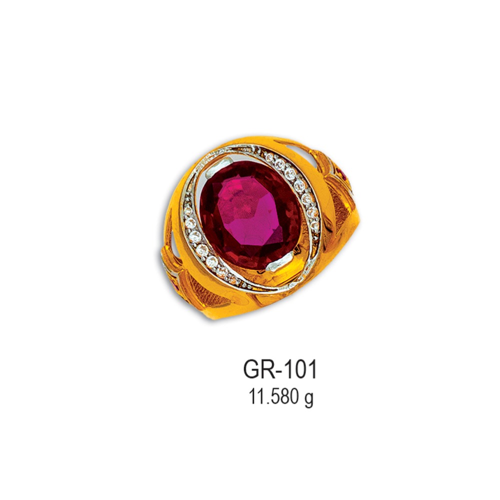 CZ-Gold-Gents-Ring-GR-101