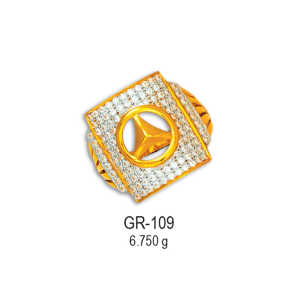 916-Gold-Fancy-CZ-Diamond-Gents-Ring-GR-109
