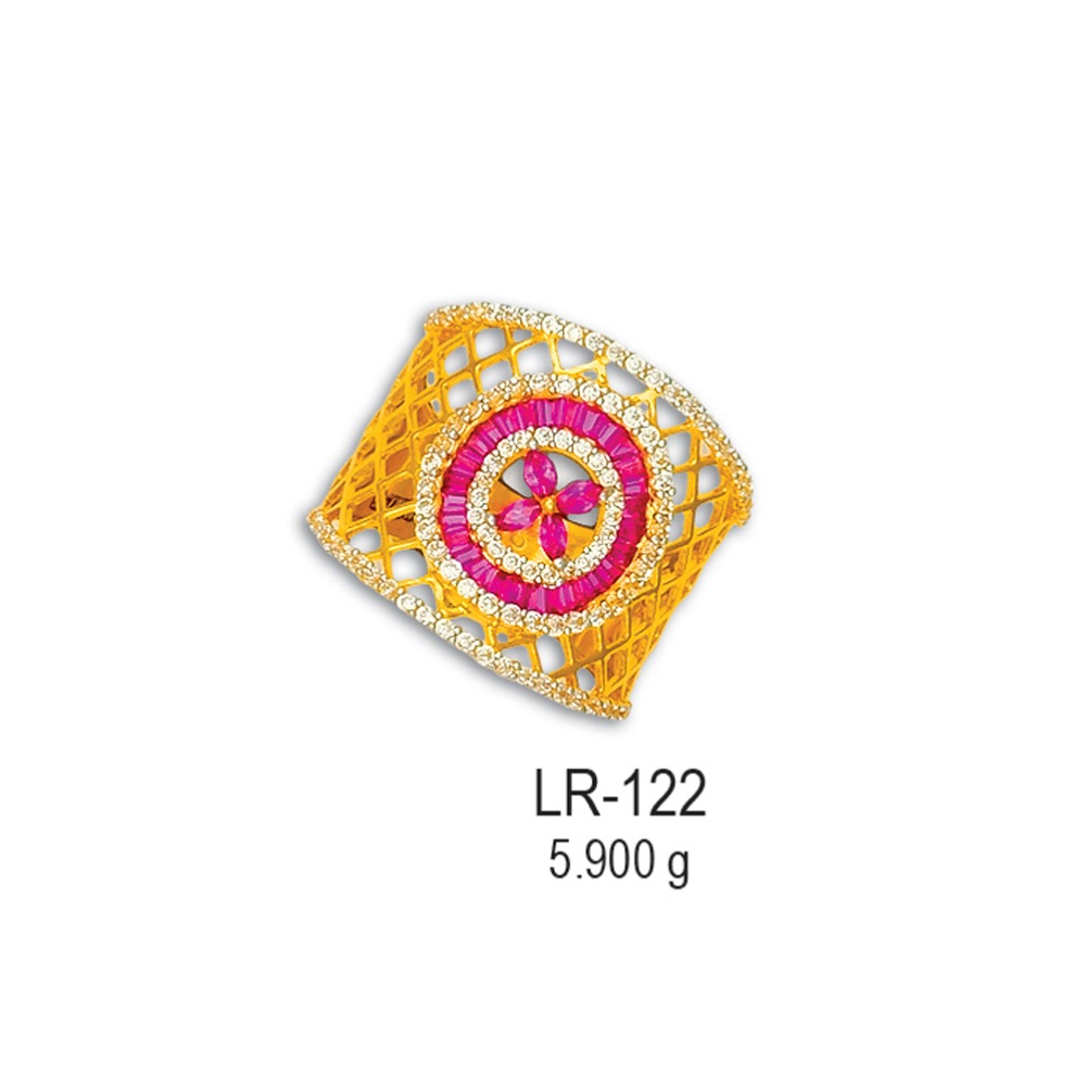 CZ-Gold-Ladies-Ring-LR-122