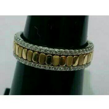 18kt Yellow White Gold Designer Ring