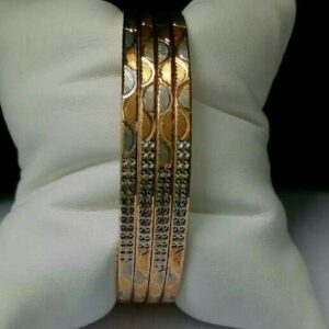 18kt Rose Gold Designer Bangle
