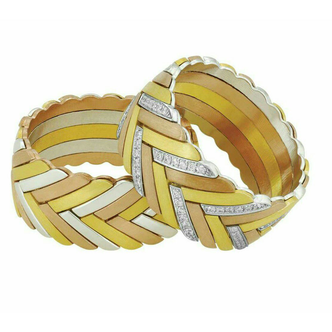 18K / 750 Yellow Gold Modern Ring