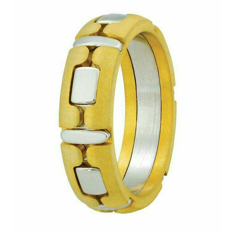 18K Gold Couple Fancy Ring (Pieces)