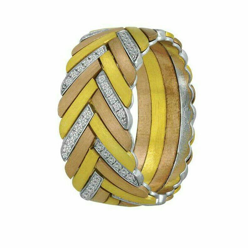 18K / 750 Gold Modern Couple Ring