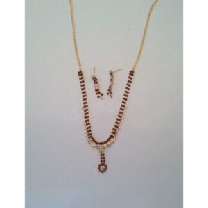 Fancy Diamond Necklace Set