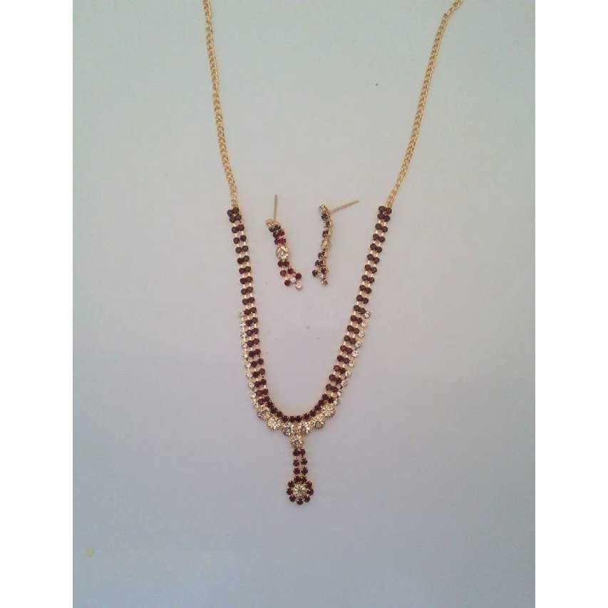Fancy Diamond Necklace Set