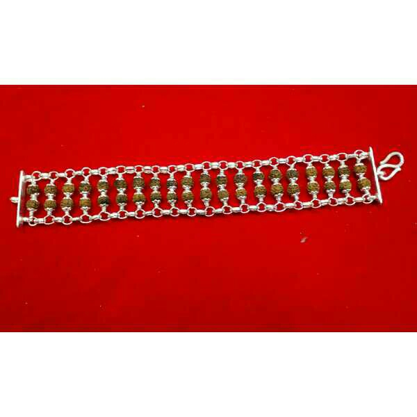 Gold Fancy Rudrax Bracelet