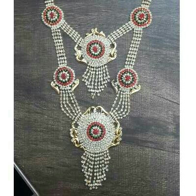 Fancy Diamond Necklace Set