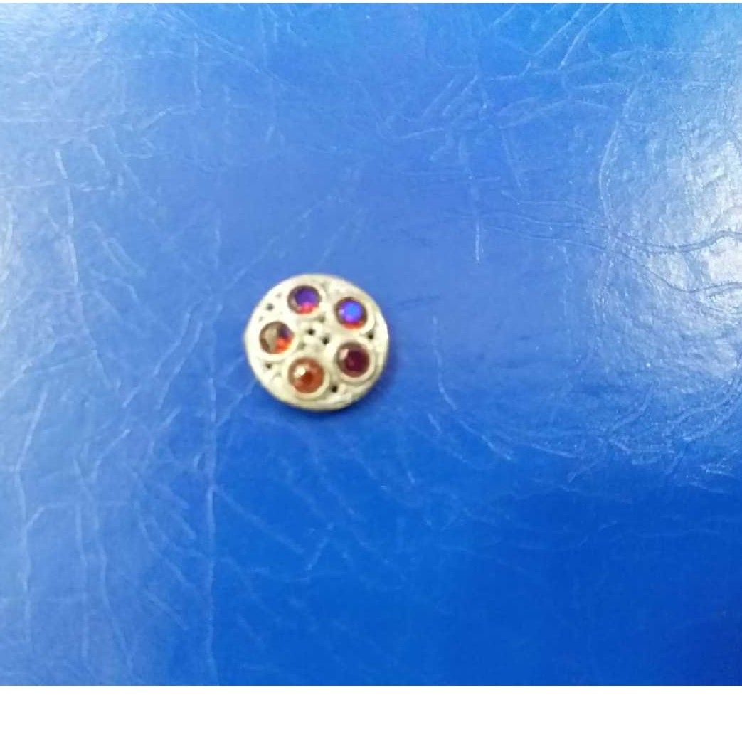 Silver Indian Fancy Studded Pendant