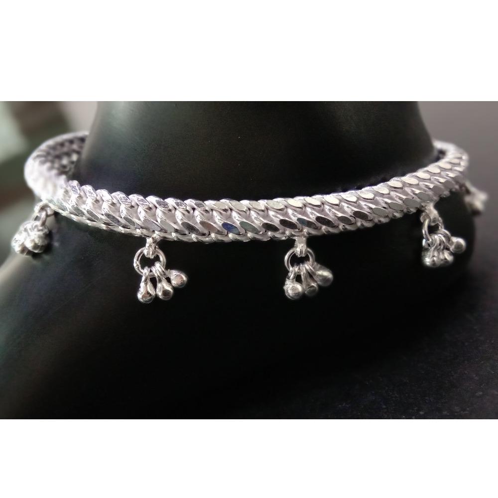 999 Silver Designer Ghughari Payal RJ-013